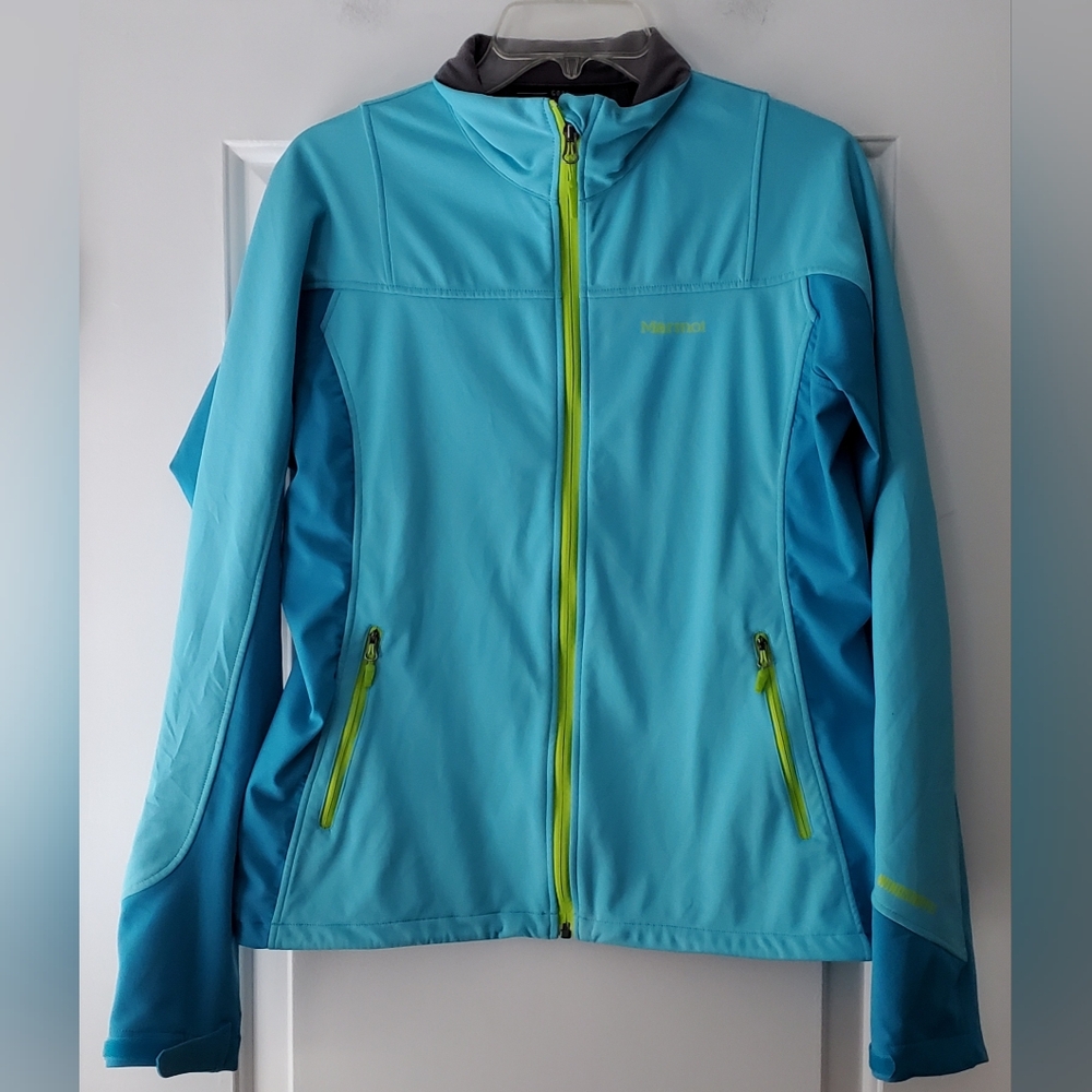 Marmot Womens Gore Windstopper Jacket Full Zip - Zippered Pockets - Size L - EUC